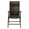 Outdoor Folding Rattan Patio Chair with Steel Frame and Adjustable Backrest